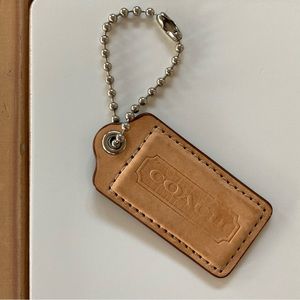 Coach Vacchetta Leather Bag Tag
